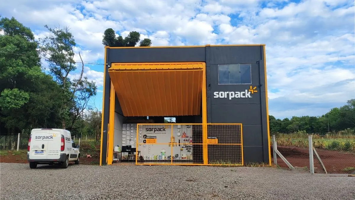 Fachada Sorpack Marau - franquia Sorpack Fachada Sorpack Marau