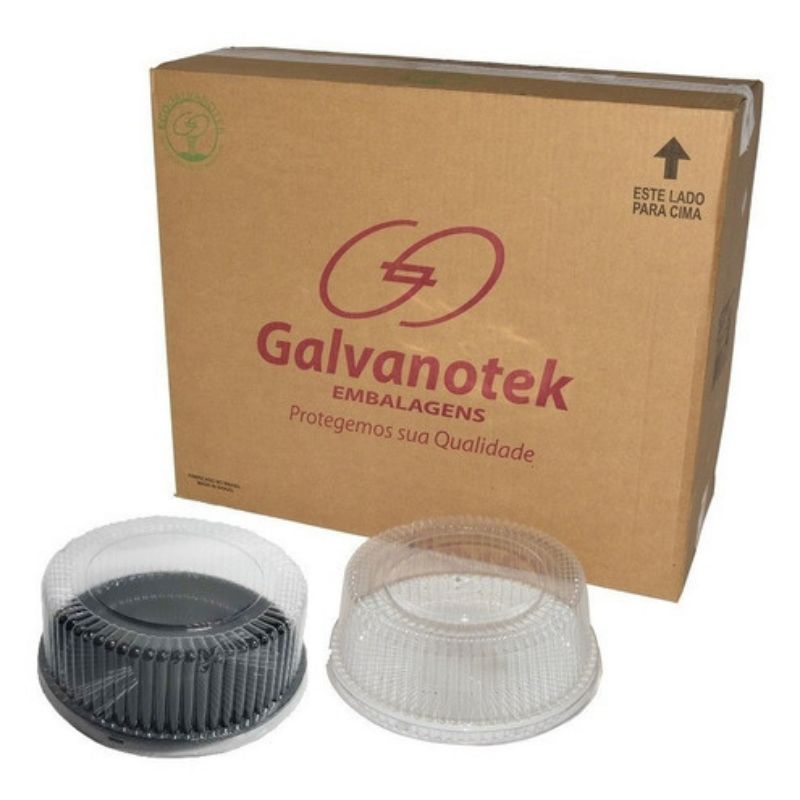 Galvanotek Embalagem G-32 MM Mini Torta Preta com 100 unidades
